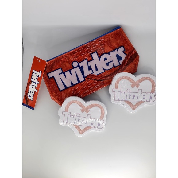 Twizzlers Collectibles Novelty Stationary Set W/Sticky Note Pads & Pencil Pouch - Picture 1 of 3